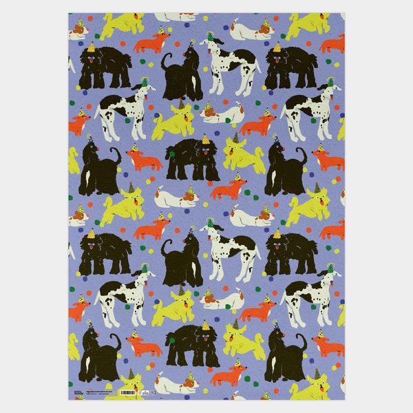 Evermade Puppy Party Gift Wrap By Zsófia Győrfi