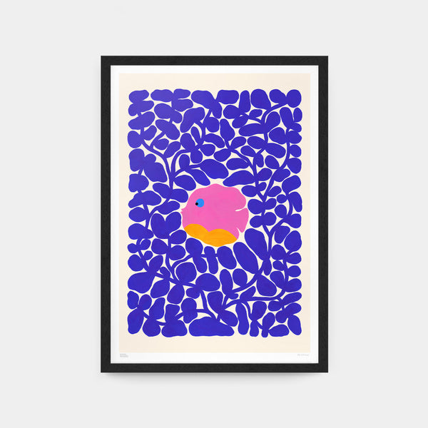 evermade Seaweed and Fish Art Print by Liv Lee