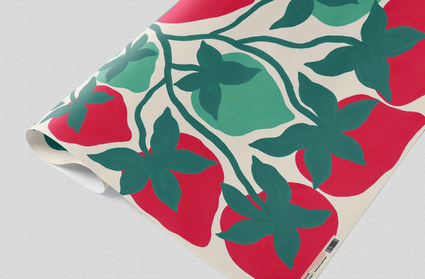 Evermade Strawberries Gift Wrap