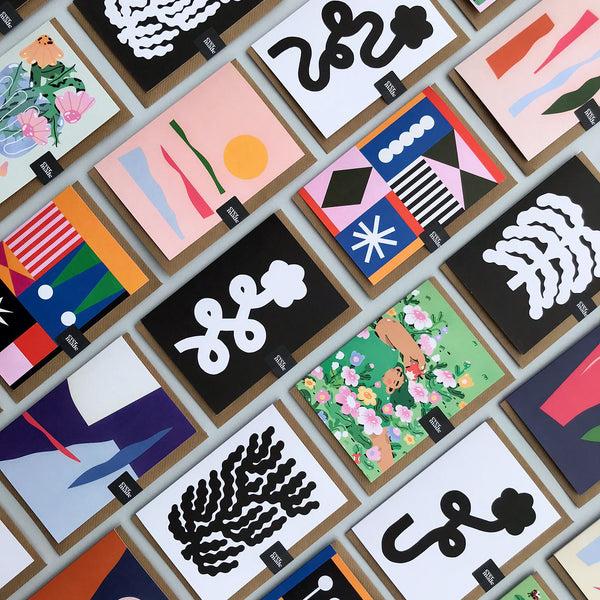 Evermade Symmetrical Coral #001 Greetings Card