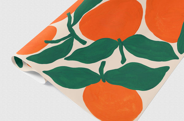 Evermade Tangerines Gift Wrap