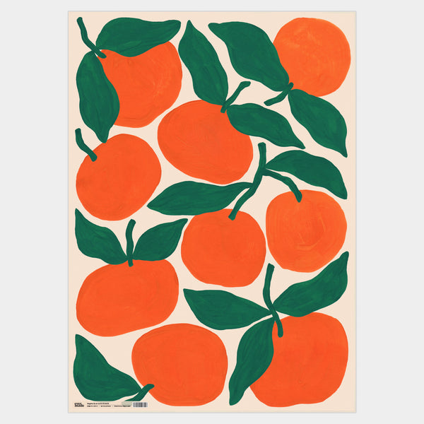 evermade Tangerines Gift Wrap