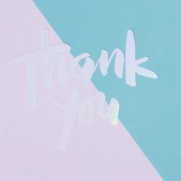 Evermade Thank You (Nude / Turquoise)