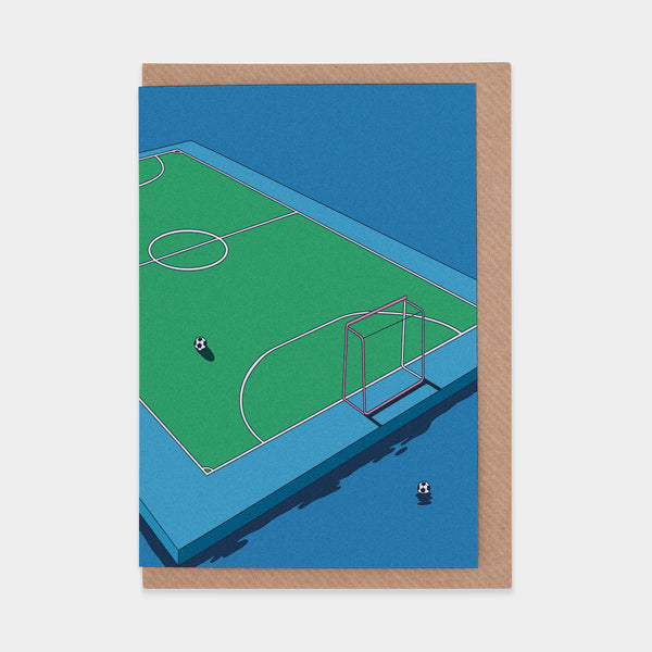 evermade Floating Field Greetings Card by Ana Popescu