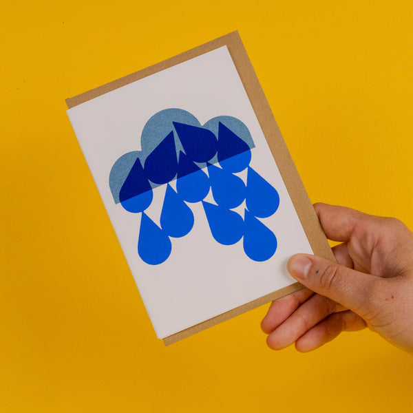 Evermade Heavy Cloud Greetings Card By Giacomo Bagnara