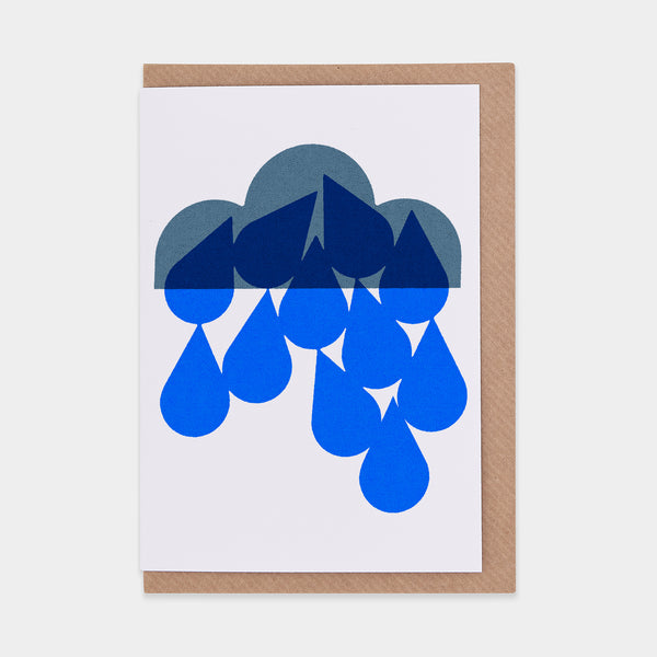evermade Heavy Cloud Greetings Card by Giacomo Bagnara