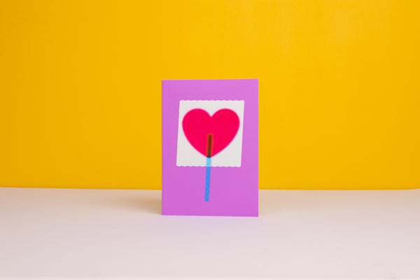 Evermade Lollipop Greetings Card By Giacomo Bagnara
