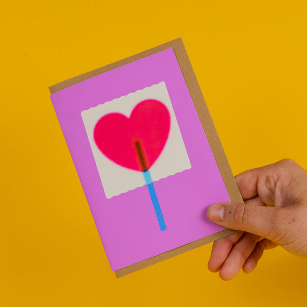 Evermade Lollipop Greetings Card By Giacomo Bagnara