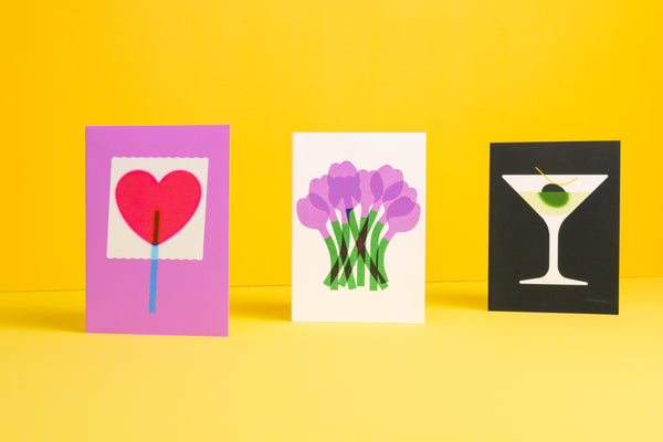 Evermade Lollipop Greetings Card By Giacomo Bagnara
