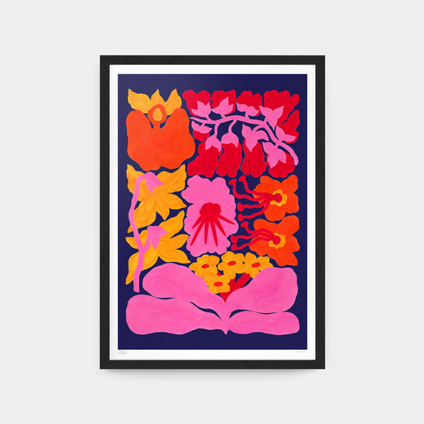 evermade Orchids of the Amazon Art Print by Liv Lee