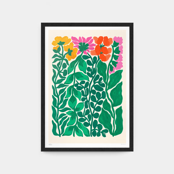 evermade Wildflower Regeneration Art Print by Liv Lee