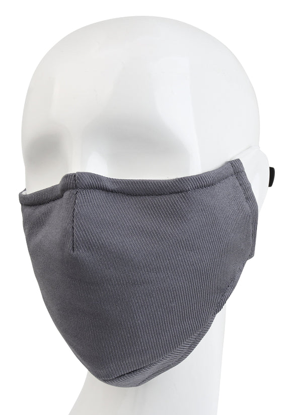 everplush company 3 Ply Reusable Face Mask Grey Large 1 Piece