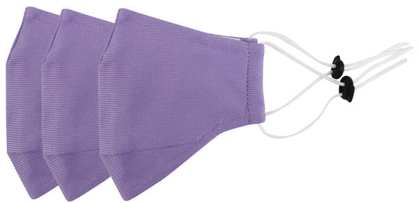 everplush company 3 Ply Reusable Face Mask Lavender Small 3 Pack