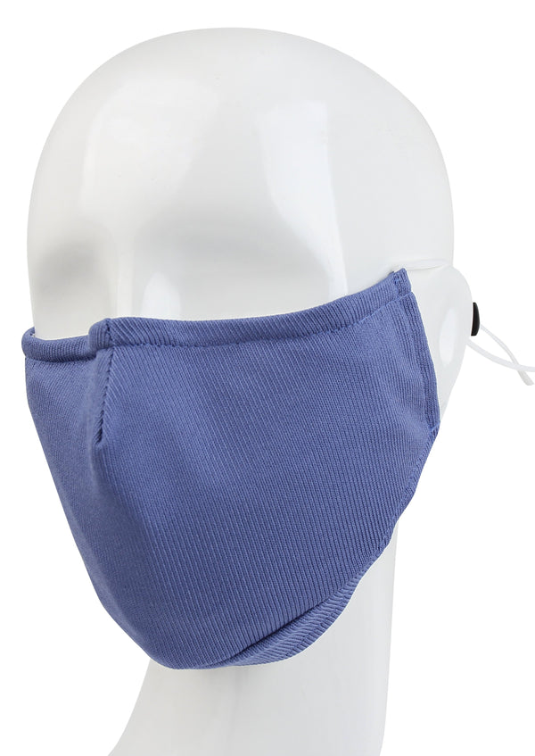 Everplush Company 3 Ply Reusable Face Mask Navy Blue Large 3 Pack