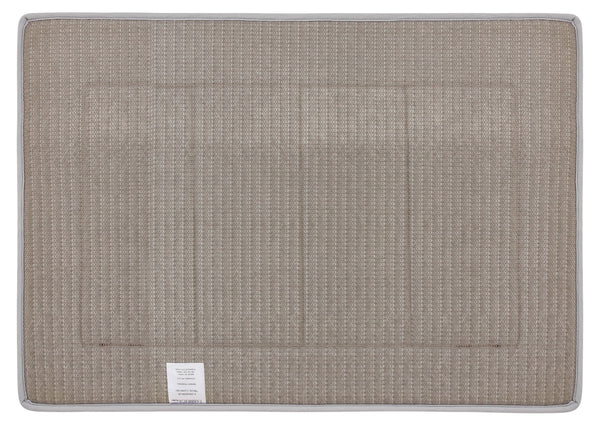 Everplush Company Activated Charcoal Memory Foam Bath Mat In Silver 17 X 24 In