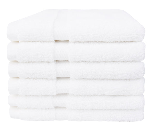 Everplush Company Classic Hotel Towels 6 Pack Terry Washcloths