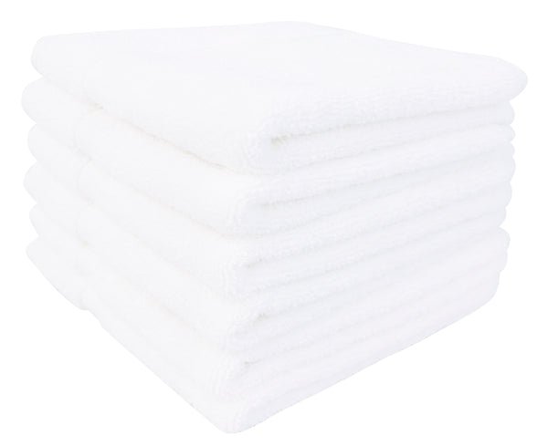 Everplush Company Classic Hotel Towels 6 Pack Terry Washcloths