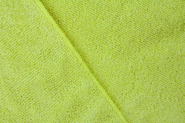 Everplush Company Commercial Grade Microfiber Cleaning Cloths 12 Pack - Yellow For Polishing & Dusting