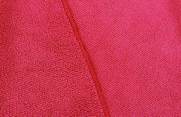 Everplush Company Commercial Grade Microfiber Cleaning Cloths 12 Pack - Red For Bathroom & Sanitation Surfaces