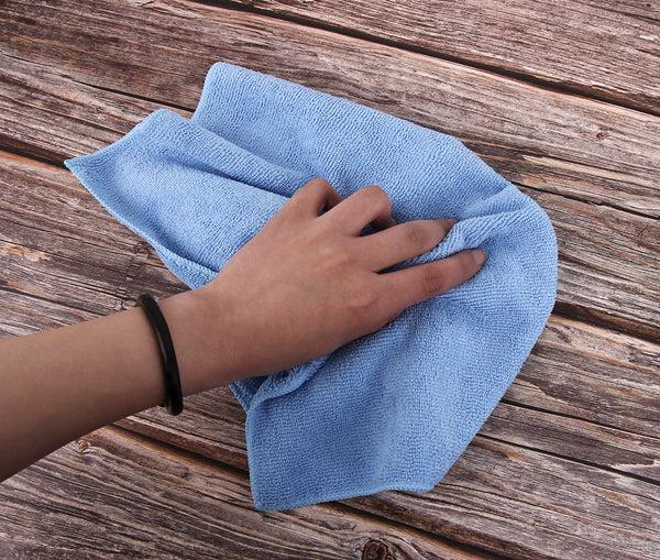 Everplush Company Commercial Grade Microfiber Cleaning Cloths 12 Pack - Blue For Everyday Cleaning