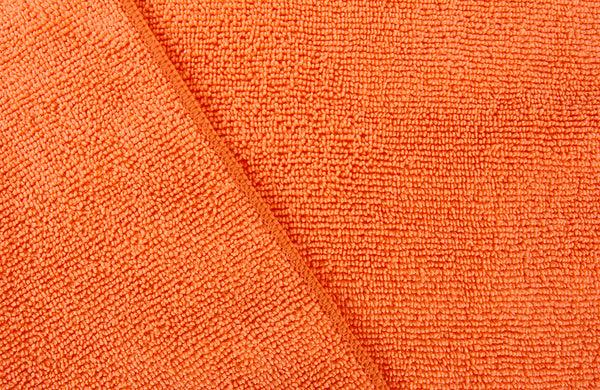 Everplush Company Commercial Grade Microfiber Cleaning Cloths 12 Pack - Orange For Shop Towels