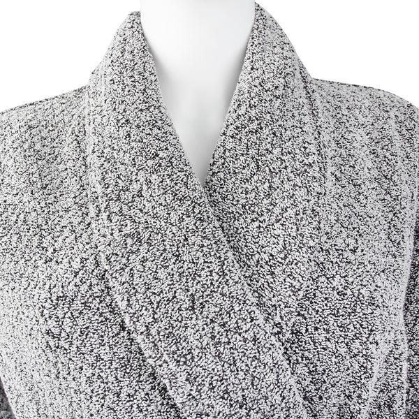 Everplush Company Diamond Jacquard Bathrobe XS-SM Grey