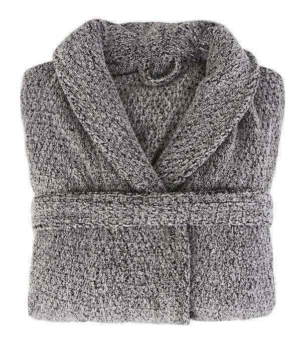 everplush company Diamond Jacquard Bathrobe XS-SM Grey