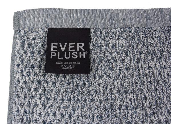 Everplush Company Diamond Jacquard Hand Towels - 4 Pack Dusk (Grey Blue)