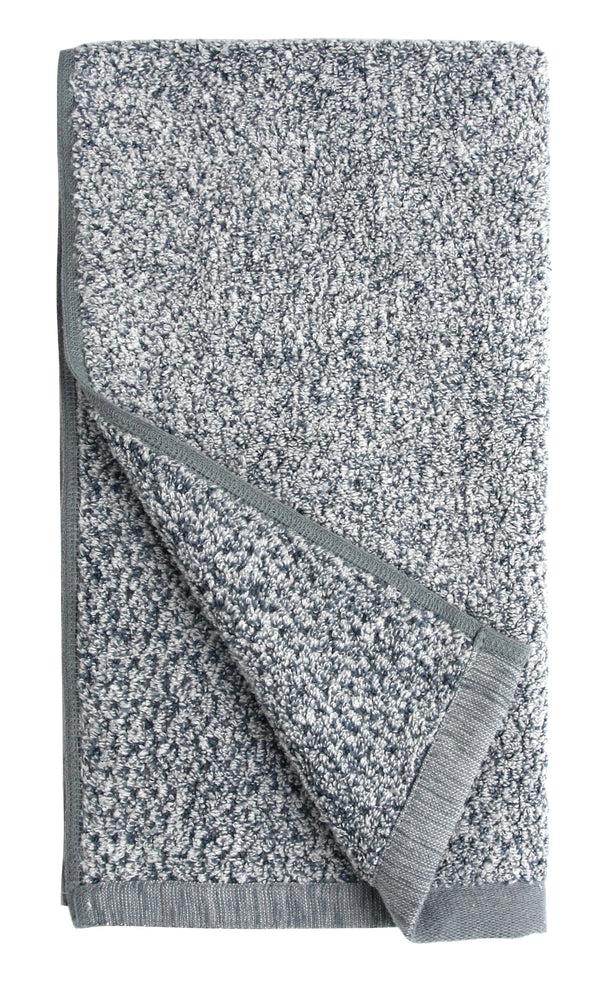 everplush company Diamond Jacquard Hand Towels - 4 Pack Dusk (Grey Blue)
