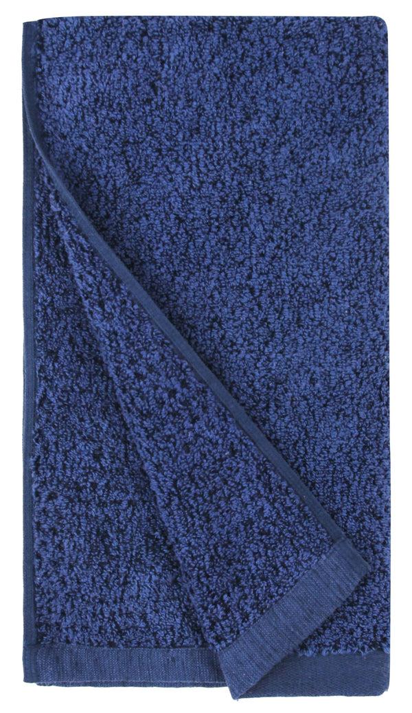 everplush company Diamond Jacquard Hand Towels - 4 Pack Navy Blue
