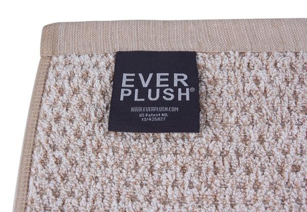 Everplush Company Diamond Jacquard Towels 6 Piece Bath Sheet Towel Set Khaki (Light Brown) Recycled