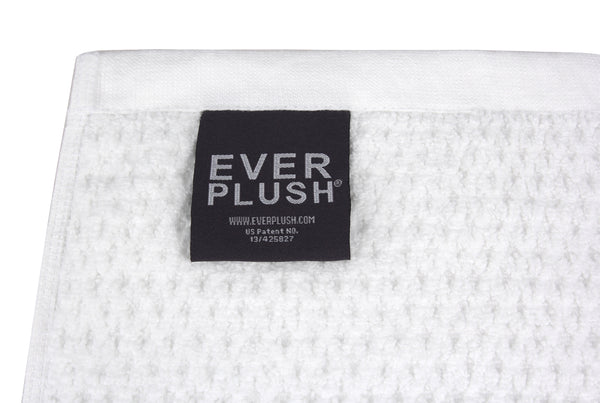 Everplush Company Diamond Jacquard Towels 6 Piece Bath Sheet Towel Set White Recycled