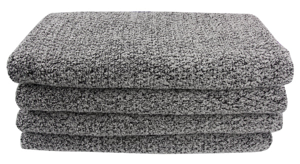 Everplush Company Diamond Jacquard Towels Bath Sheet - 2 Pack Grey