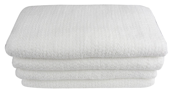 Everplush Company Diamond Jacquard Towels Bath Sheet - 2 Pack White