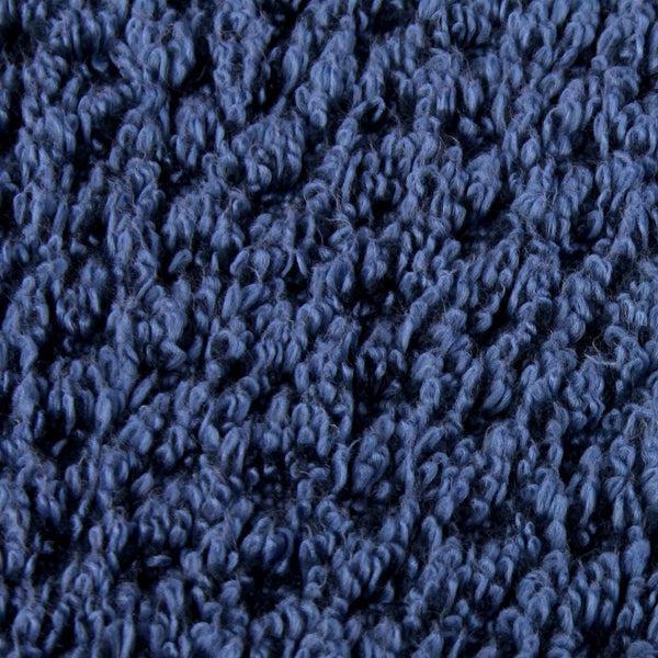 Everplush Company Diamond Jacquard Towels Bath Sheet Towel - 1 Piece Navy Blue