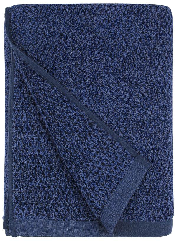 everplush company Diamond Jacquard Towels Bath Sheet Towel - 1 Piece Navy Blue