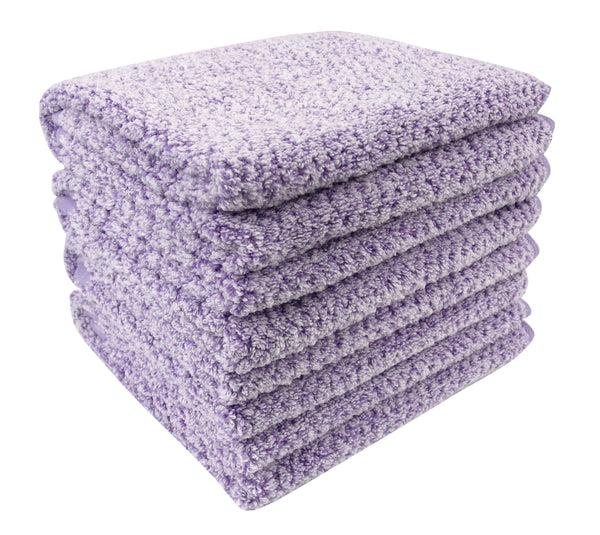 Everplush Company Diamond Jacquard Towels Hand Towels - 4 Pack Lavender