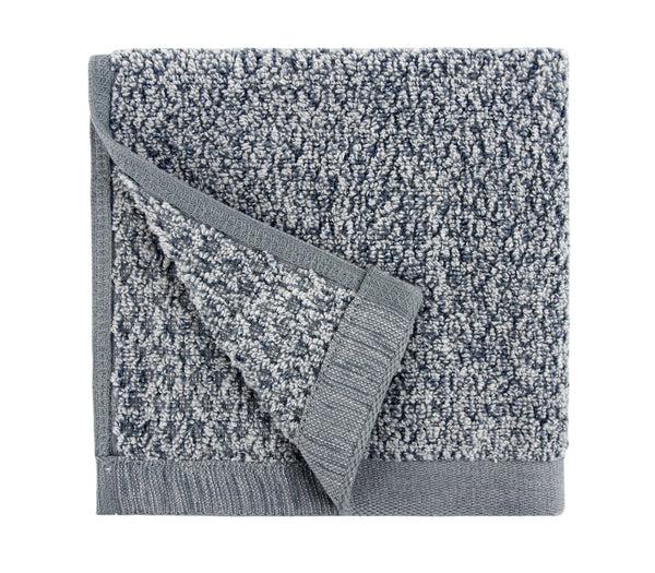 everplush company Diamond Jacquard Washcloths - 6 Pack Dusk (Grey Blue)