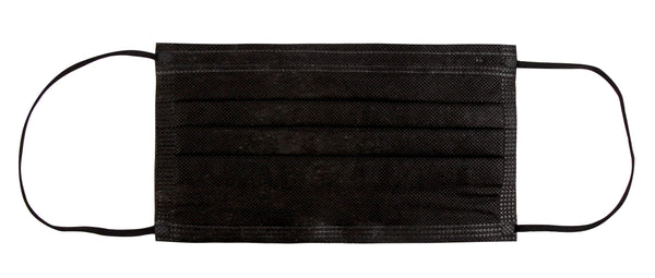 everplush company Disposable 3 Ply Face Mask in Black 10 PK (non-medical)