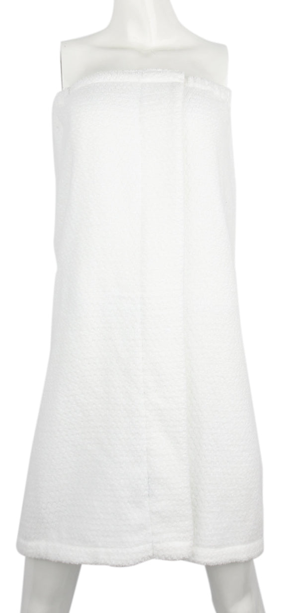 everplush company Cozy Bath Wrap Towel - White (M-L)