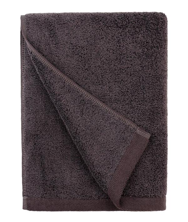 Everplush Company Flat Loop Hand Towels - 4 Pack Charcoal