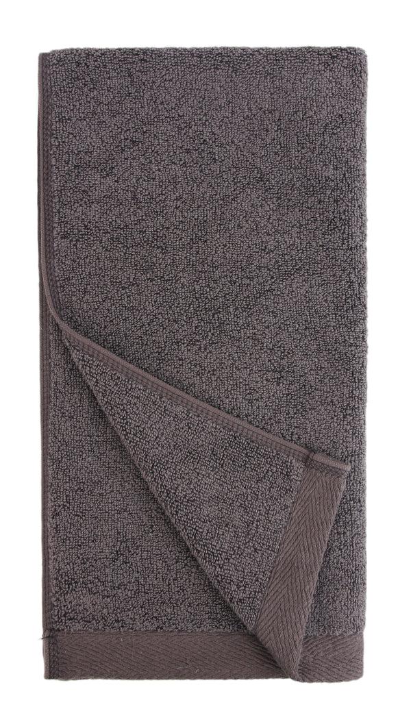 everplush company Flat Loop Hand Towels - 4 Pack Charcoal