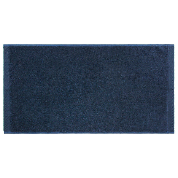 Everplush Company Flat Loop Hand Towels - 4 Pack Navy Blue