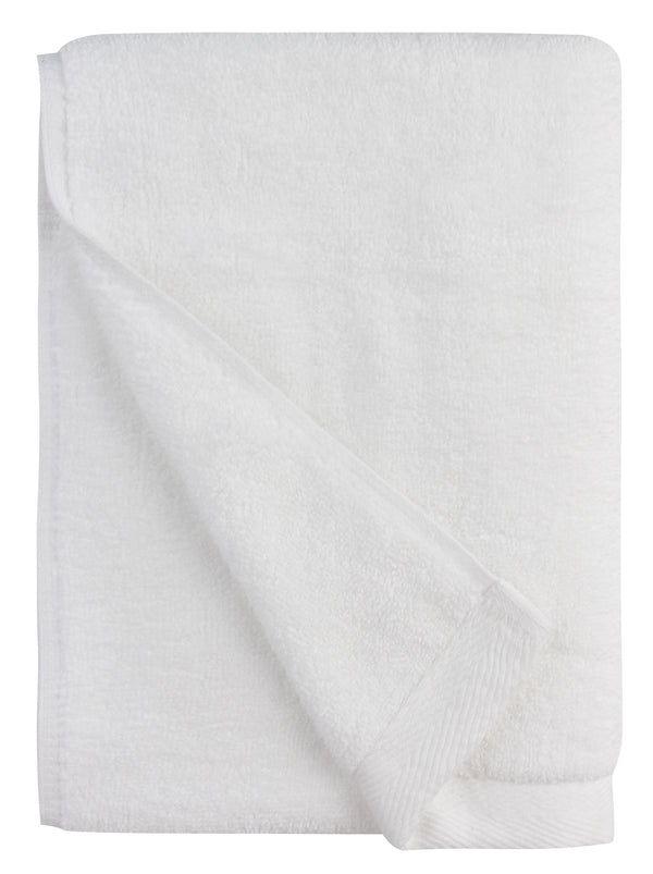 Everplush Company Flat Loop Hand Towels - 4 Pack Porcelain (White)