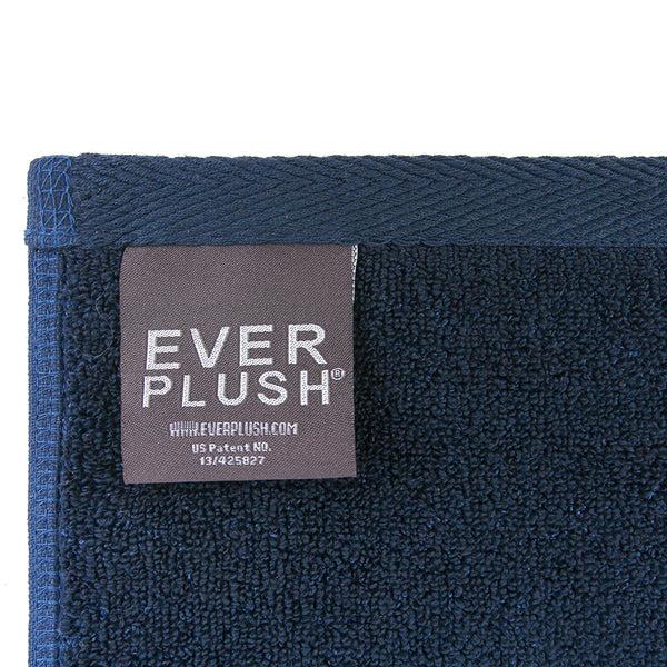 Everplush Company Flat Loop Washcloths - 6 Pack Navy Blue