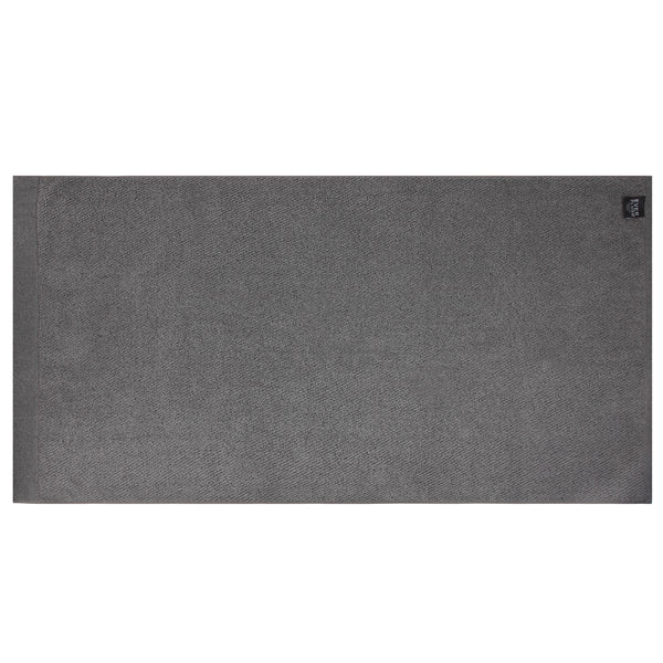 Everplush Company Hokime Ribbed Towels Bath Towel Set - 6 Piece Shitake Grey