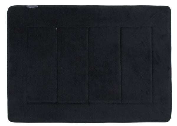 everplush company Memory Foam Bath Mat in Black 17 x 24 in