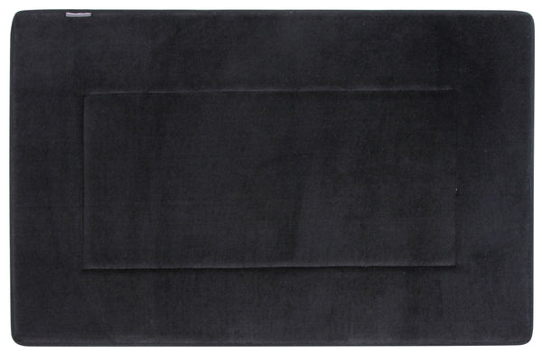 everplush company Memory Foam Bath Mat in Black Large 21 x 34 in