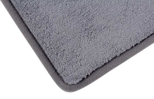 Everplush Company Memory Foam Bath Mat In Slate Grey 17 X 24 In