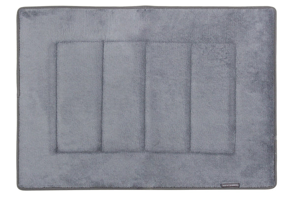 everplush company Memory Foam Bath Mat in Slate Grey 17 x 24 in